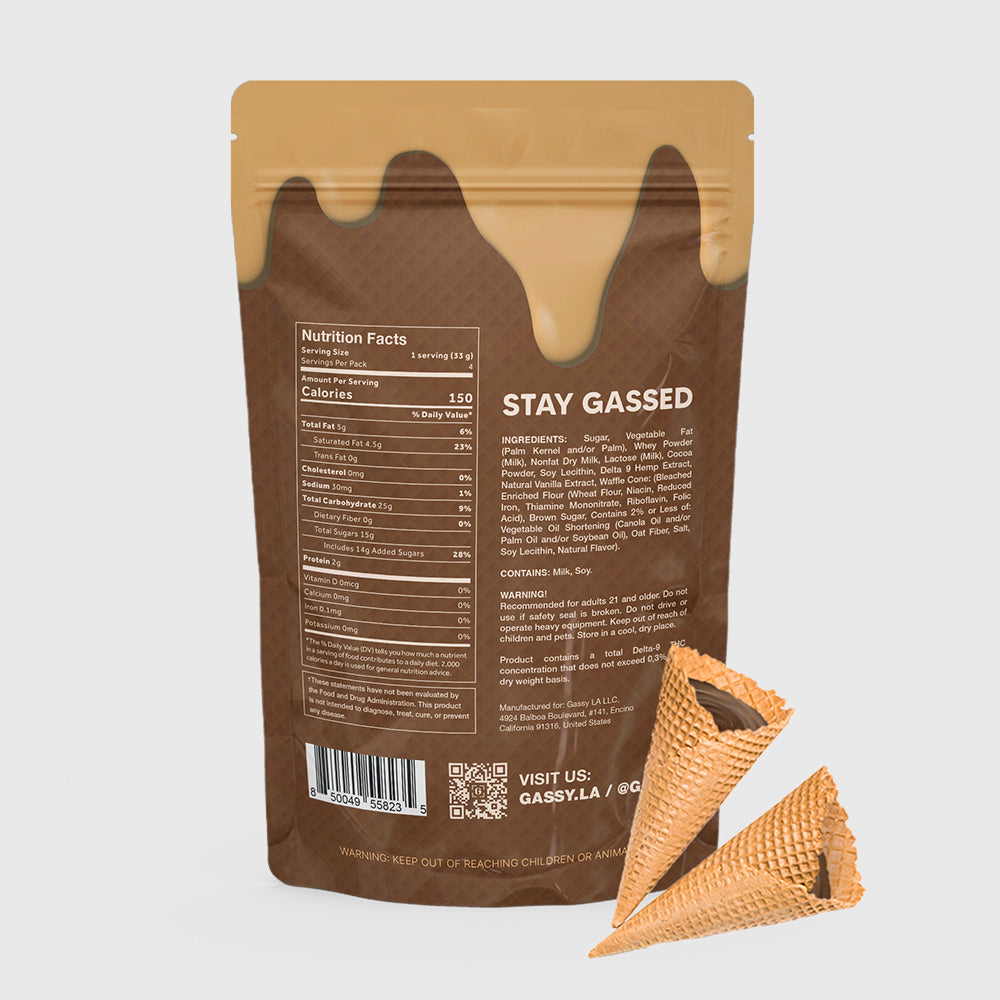 CONOS DE CHOCOLATE CON LECHE