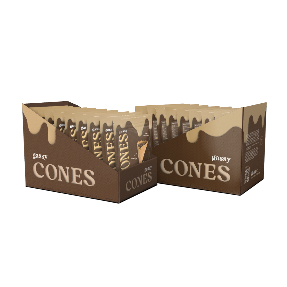20 paquetes de conos